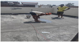 Raprinagar (Gorakhpur)<br>(Roof Crack Repair work with special treatment)